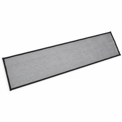 Rectangular mesh panel on white background