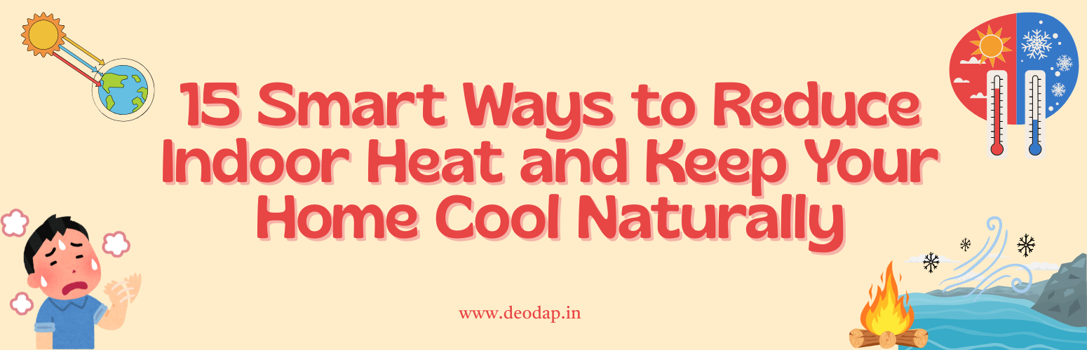 15 Smart Ways to Reduce Indoor Heat and Keep Your Home Cool Naturally