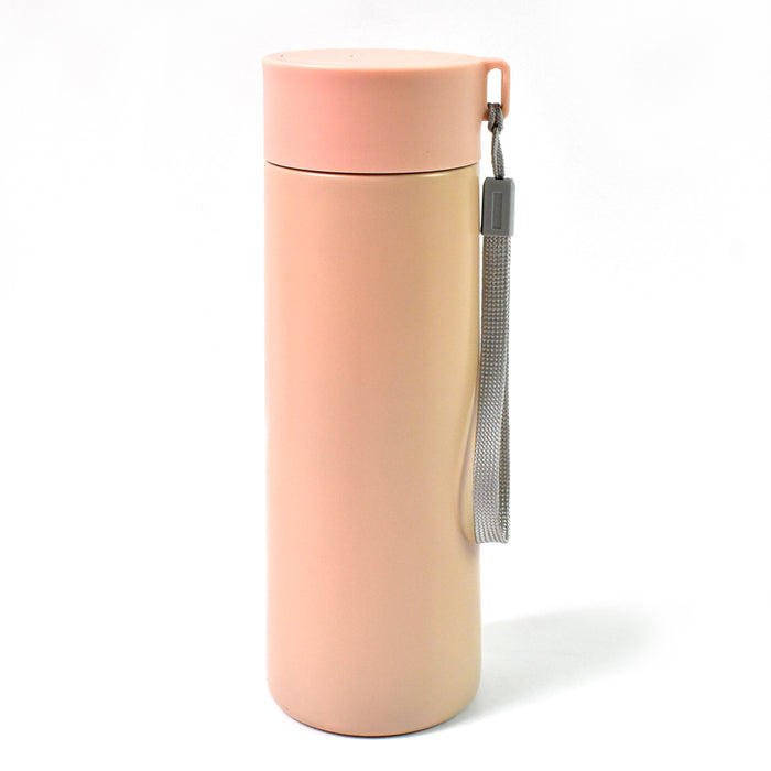 Customized / Personalized Vacuum Insulated Stainless Steel, Double walled (500 ML Approx / Pink)