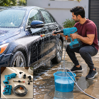 98V wireless car washer kit for vehicle cleaning