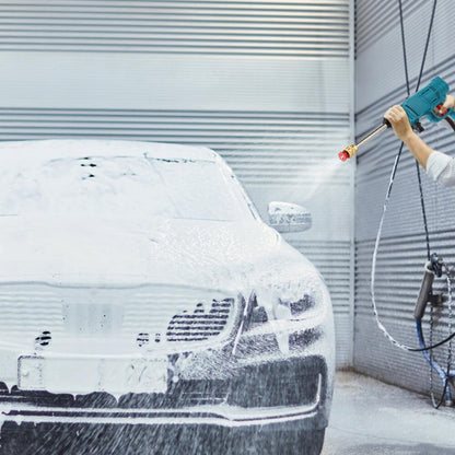 Cordless pressure washer gun for car washing