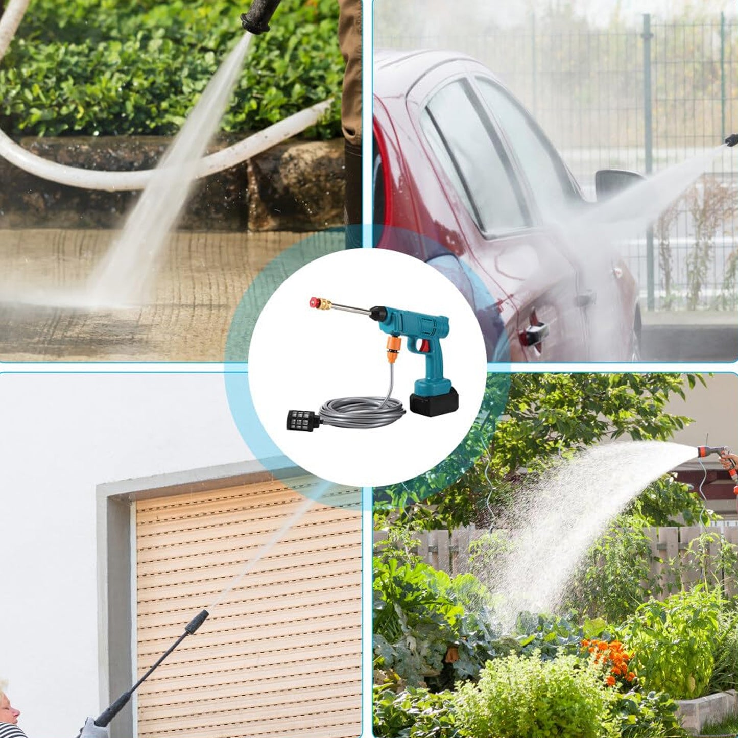 Multipurpose cordless washer applications