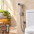 Handheld Health Faucet Toilet Jet Spray with Hose and Wall Holder (1 Set)