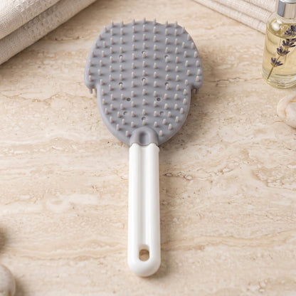 Soft bristle pet cleaning brush product view