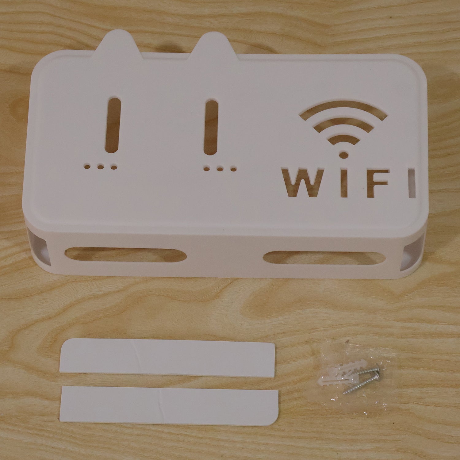Wall mount router stand live product photo