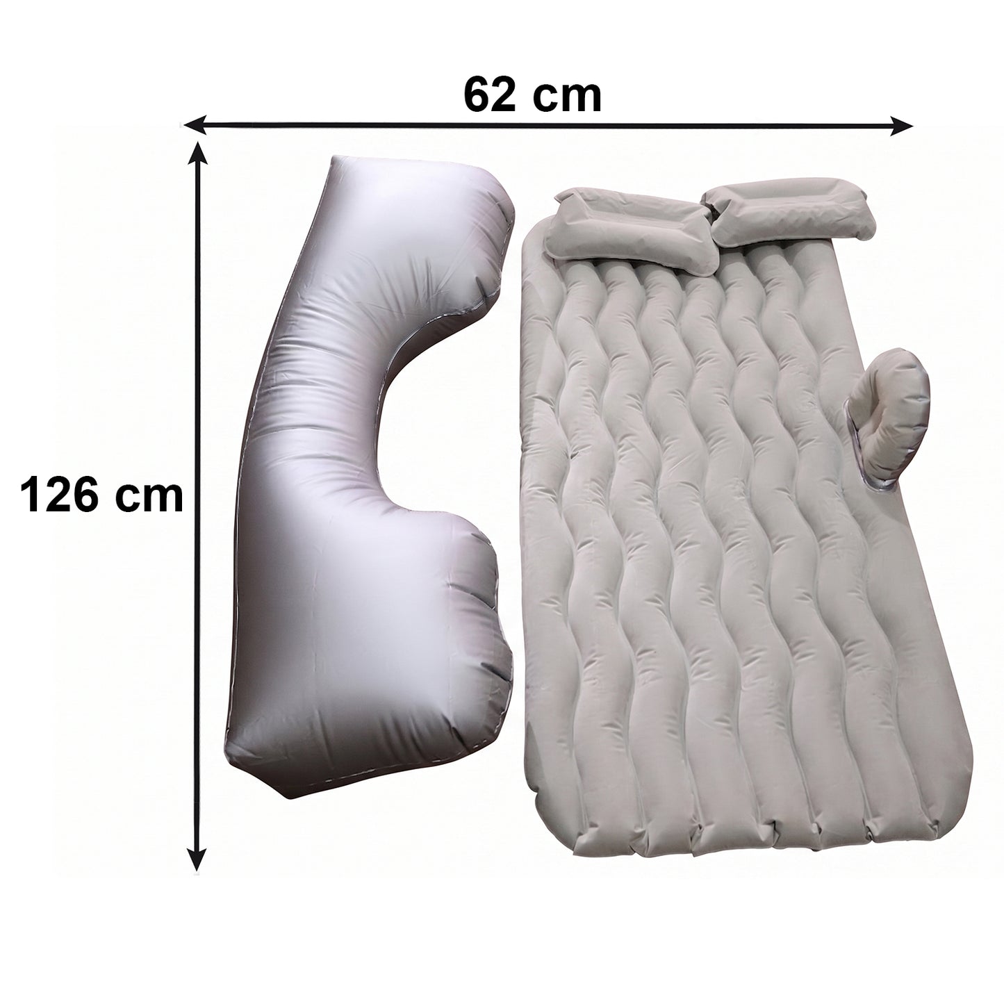 Dimensions of Car Air Mattress 126cm x 62cm