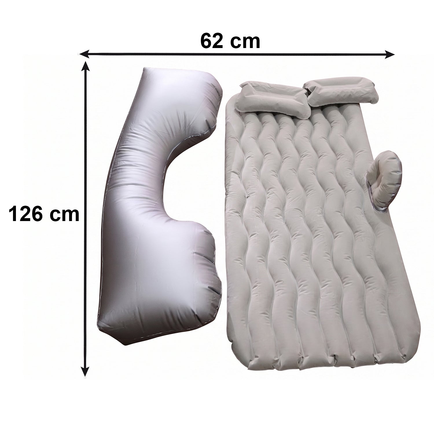 Dimensions of Car Air Mattress 126cm x 62cm
