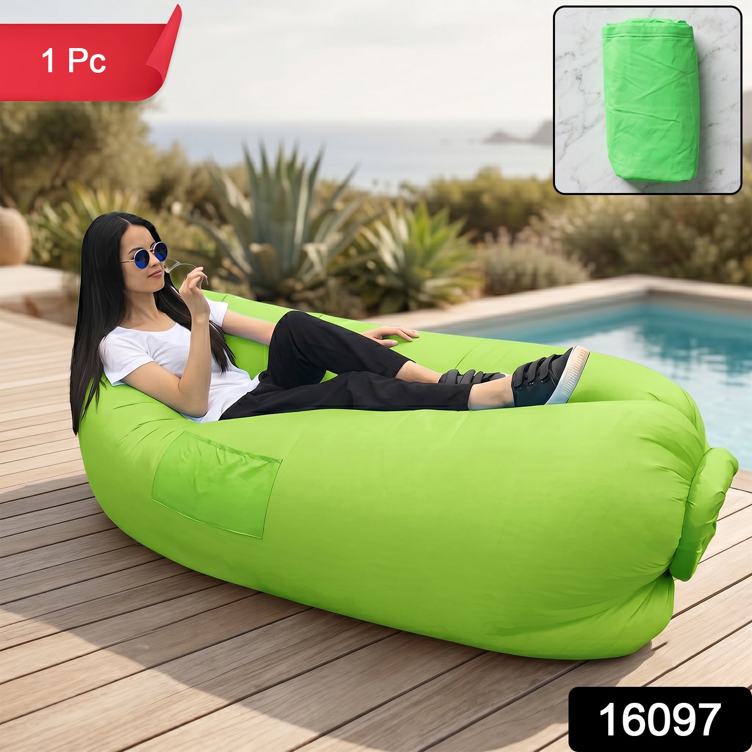 Air-Filled Inflatable Sleeping Bag Sofa