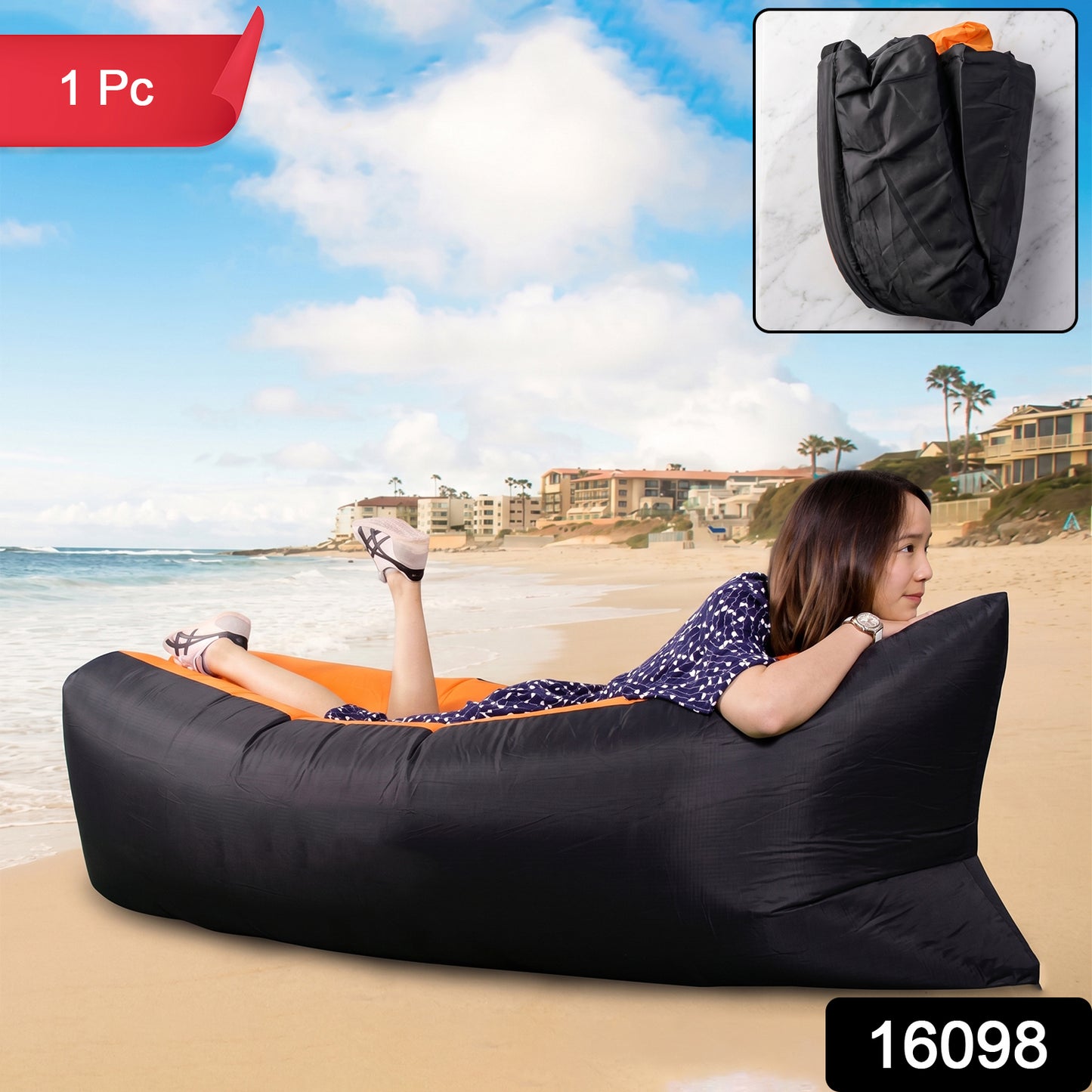 Portable Inflatable Lazy Sofa Bed 