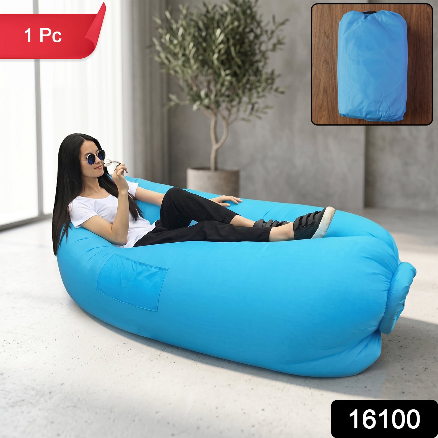 Portable Inflatable Lazy Sofa Bed 
