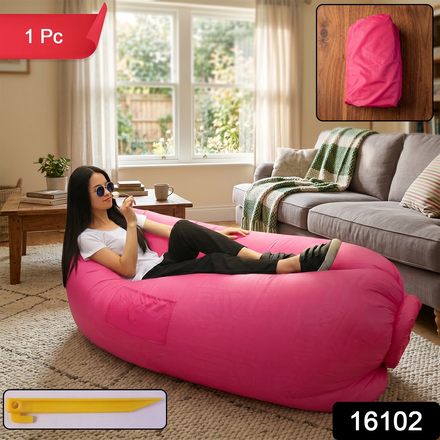 Inflatable Lounger Air Sofa product set image