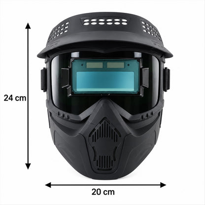 Automatic dimming welding mask - dimensions