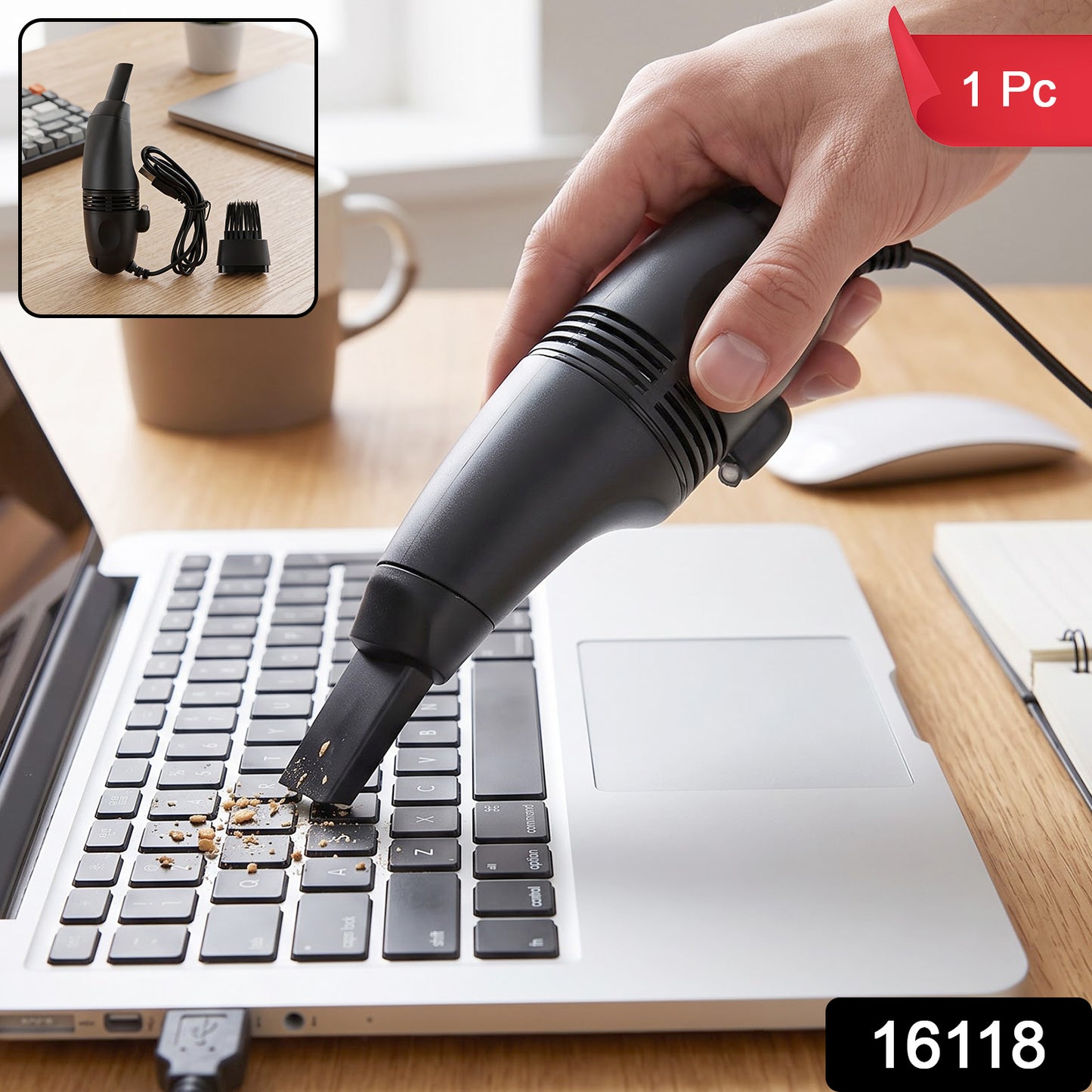 USB mini vacuum cleaner view 2