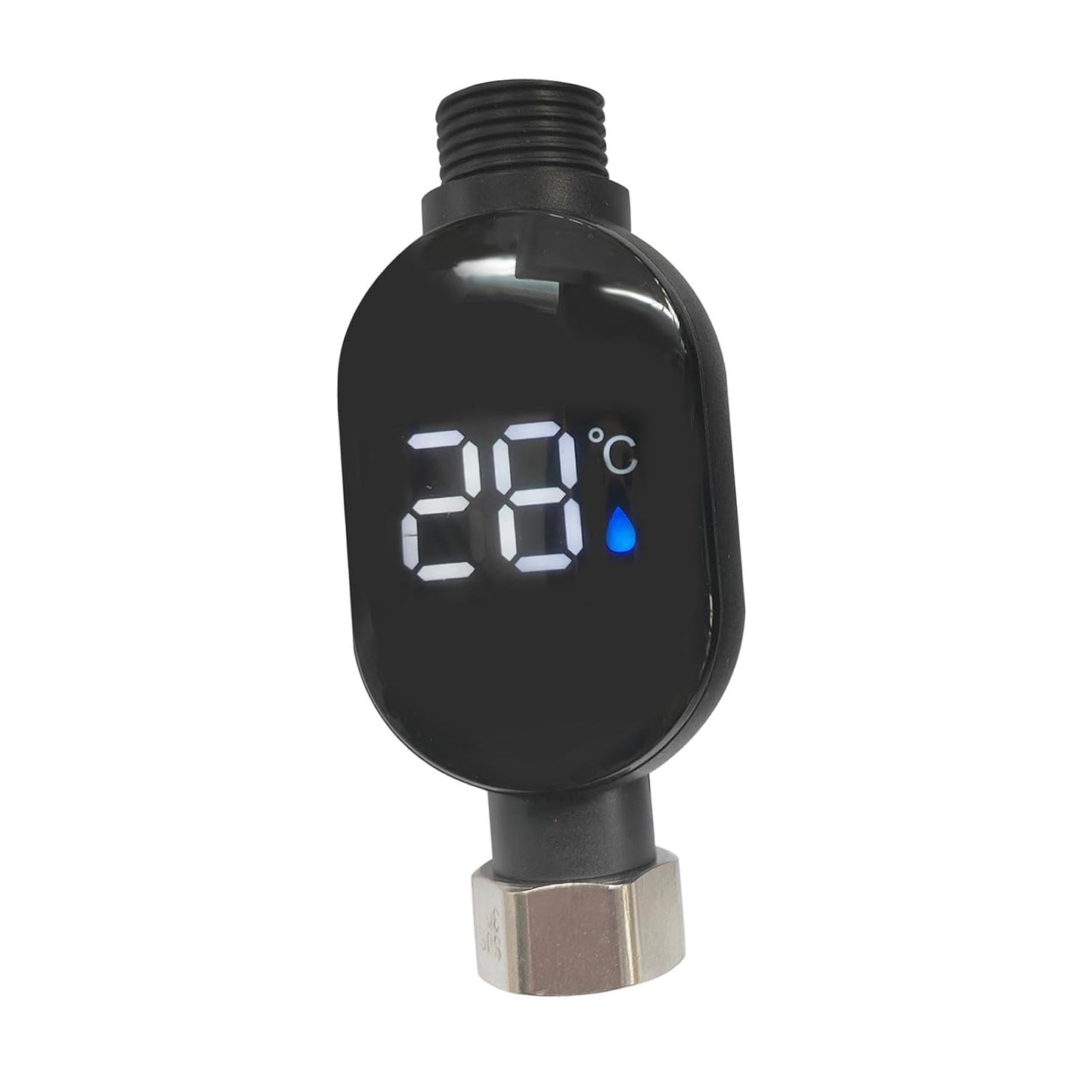 Digital thermometer white background