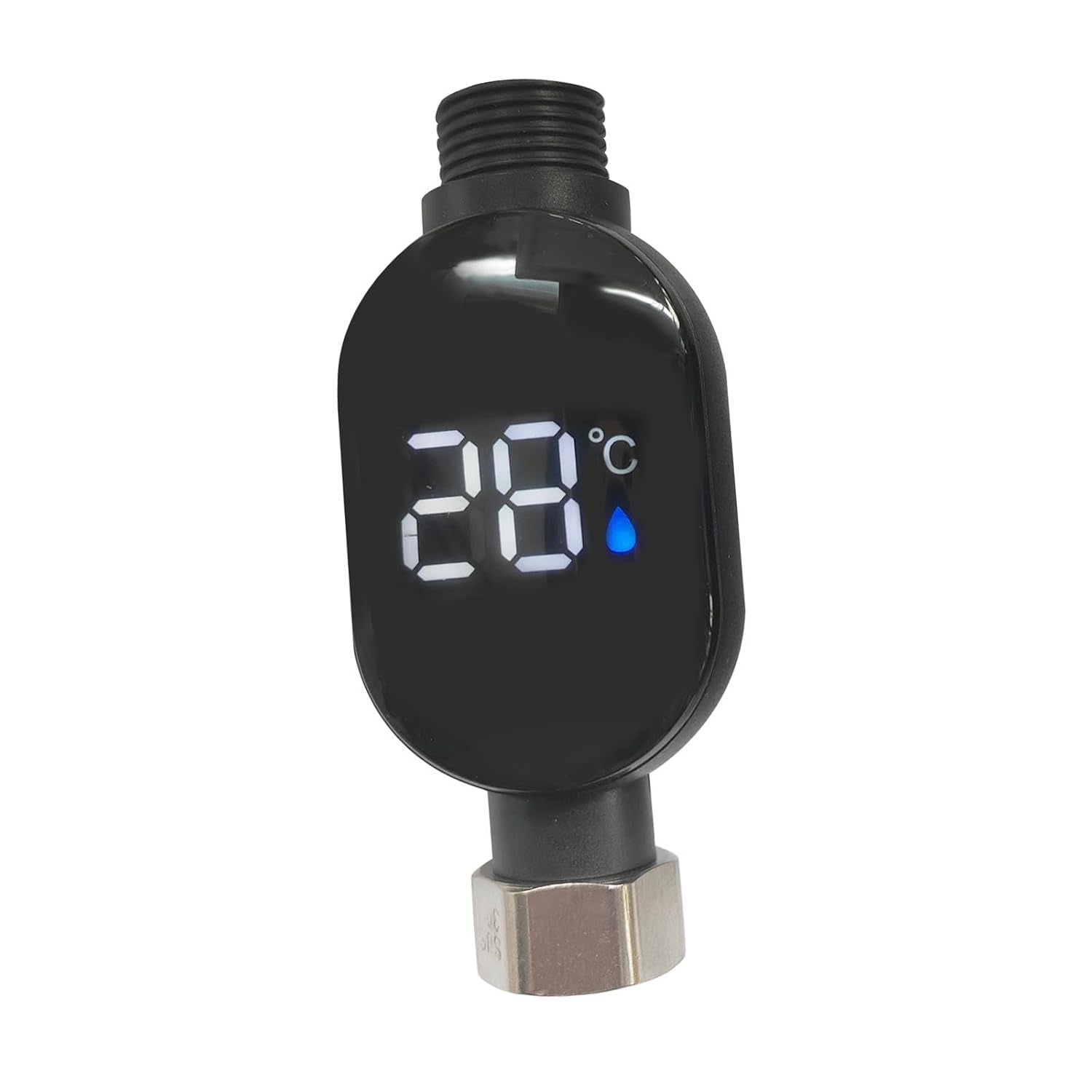 Digital thermometer white background