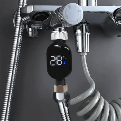 Threaded shower meter detail