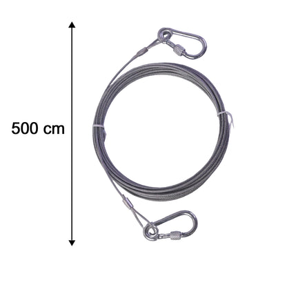 Steel clothesline wire rope dimensions