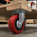 Heavy Duty Swivel Caster Wheel with Plate Mount for Trolley & Furniture (1 Pc)