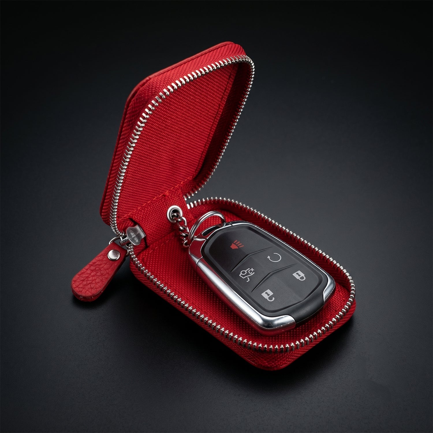 16127 leather car key holder product