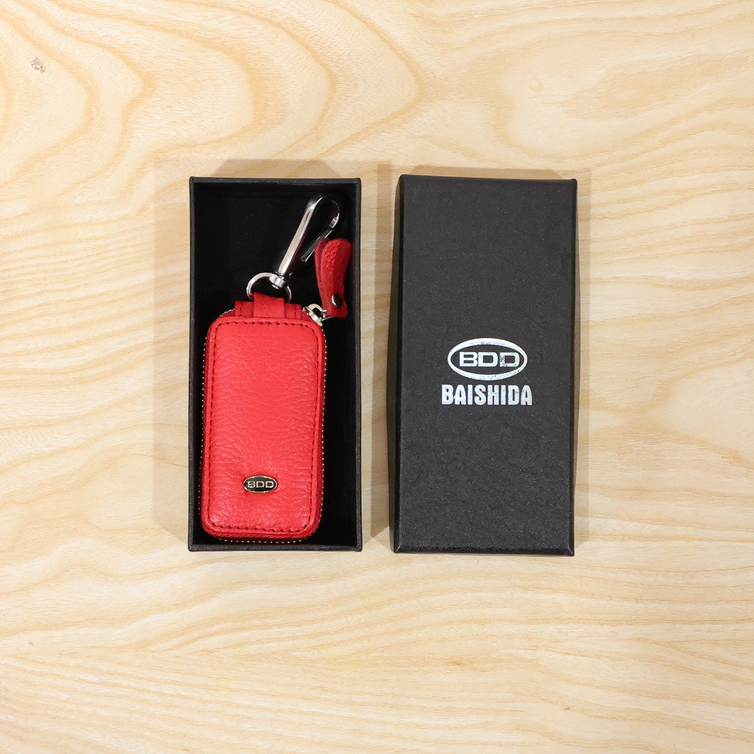 16127 leather car key holder pack live