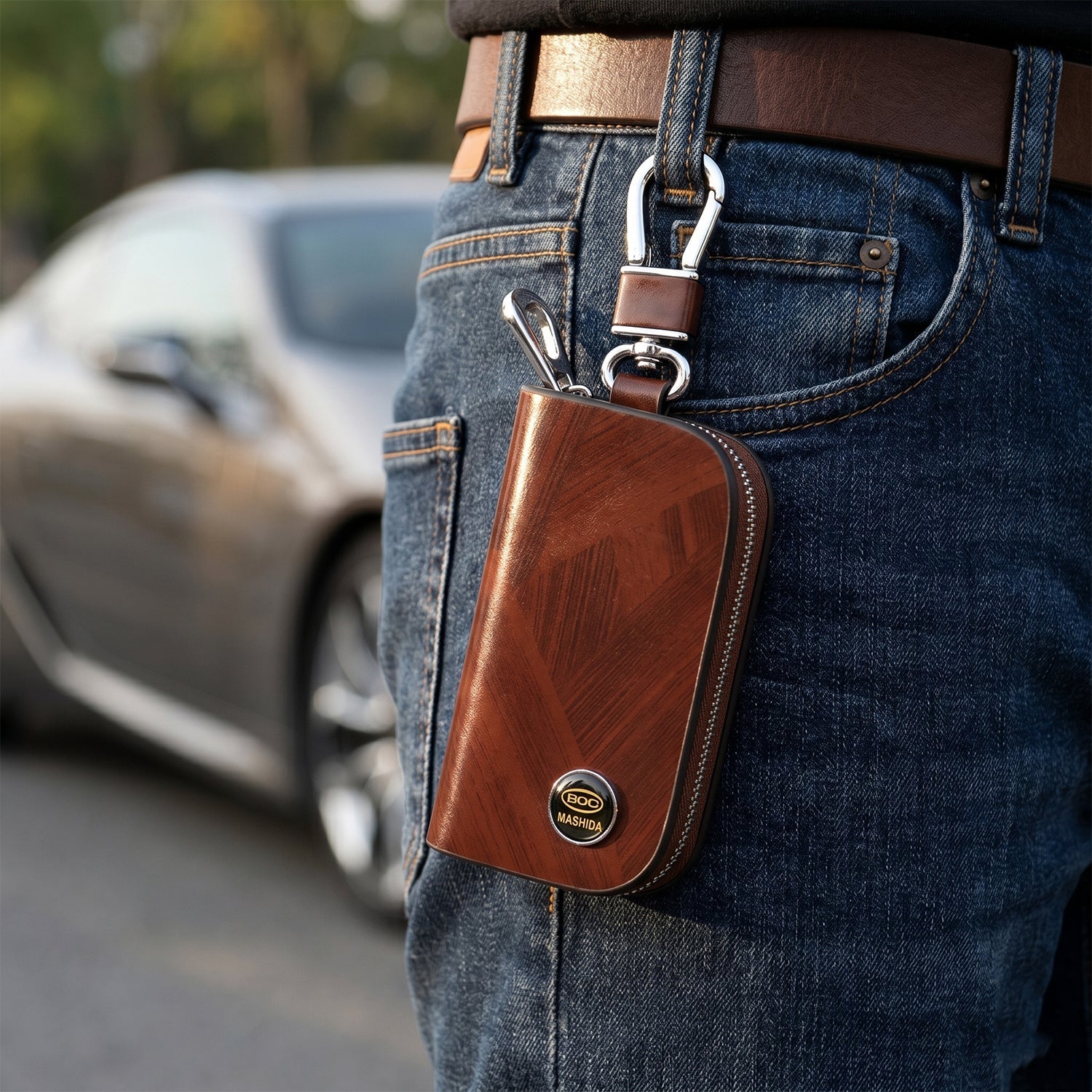 16129 leather remote key case live use