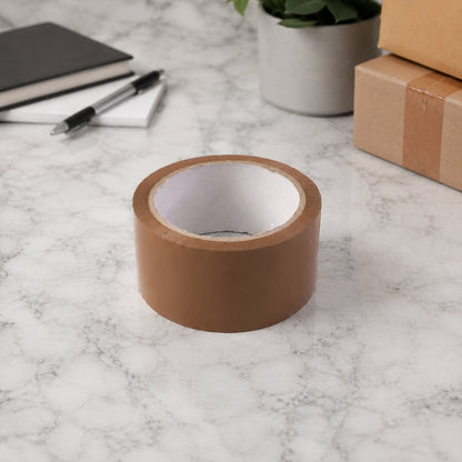 Brown cello tape box sealing