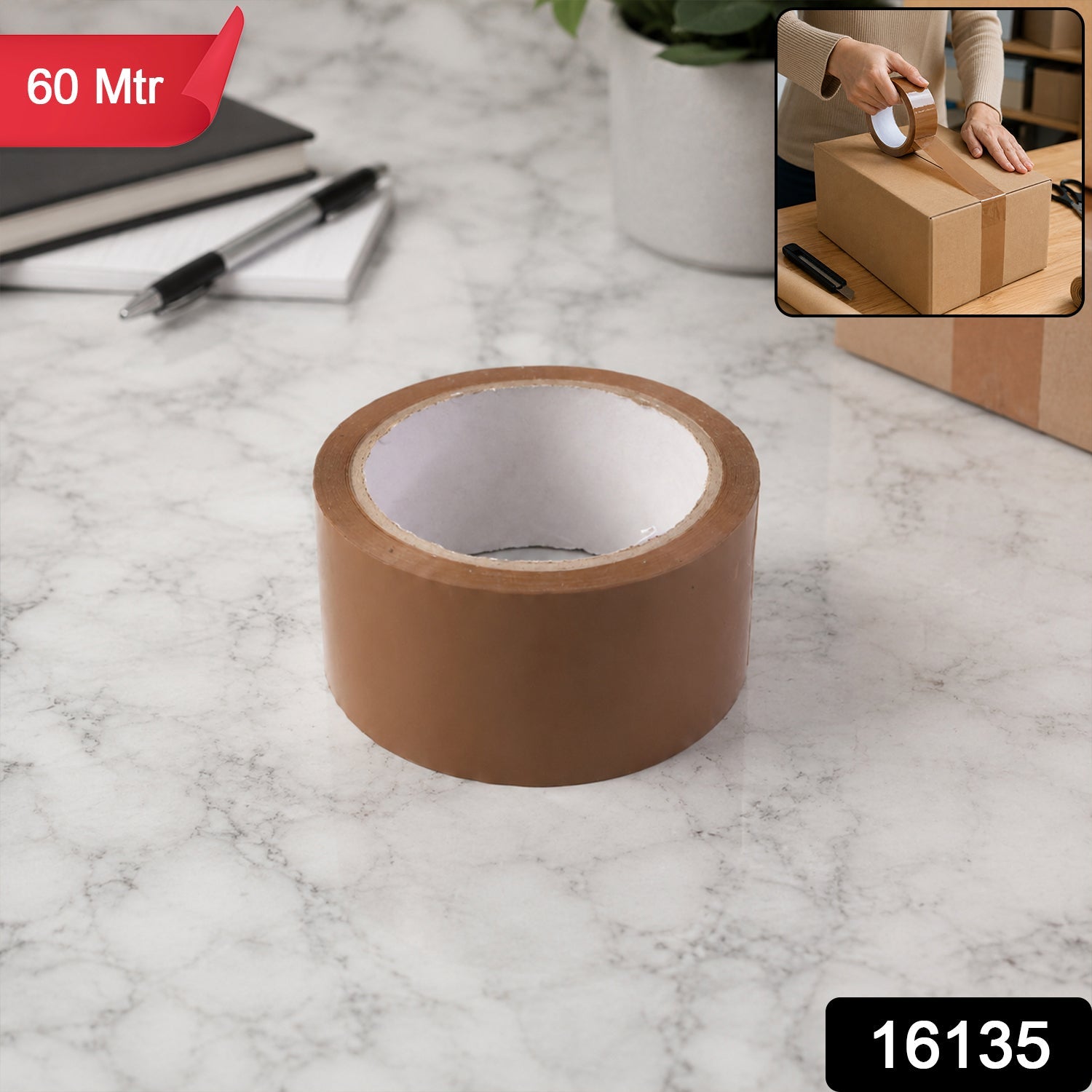 Brown cello tape pack