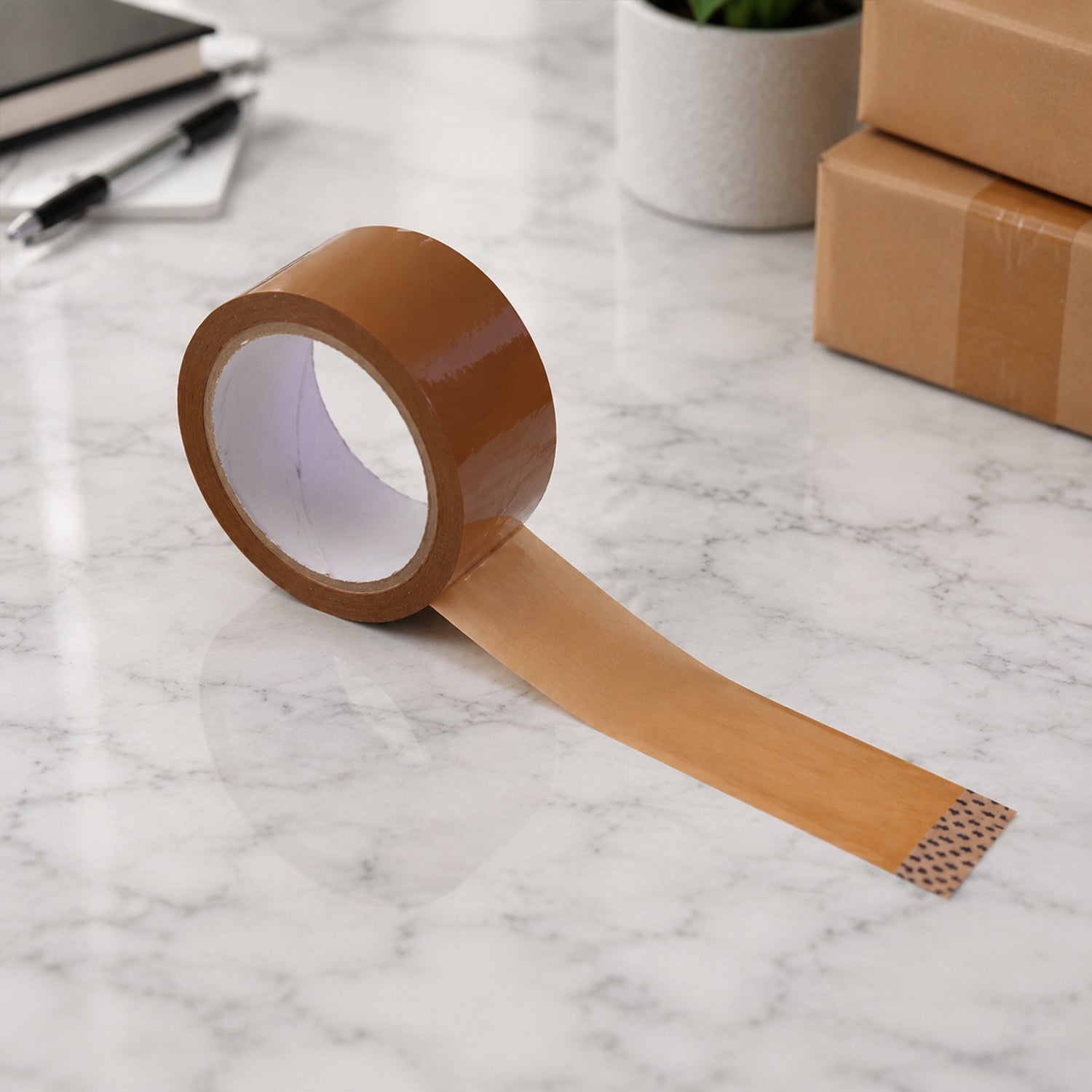 Brown tape sealing use