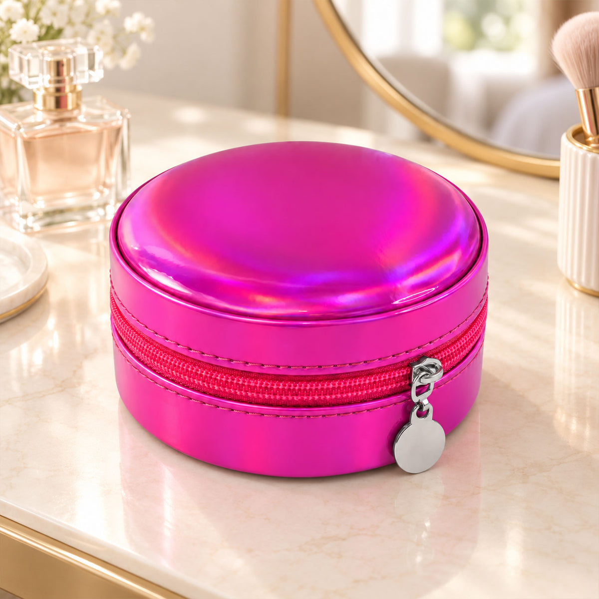 Round jewellery organizer box - view 03