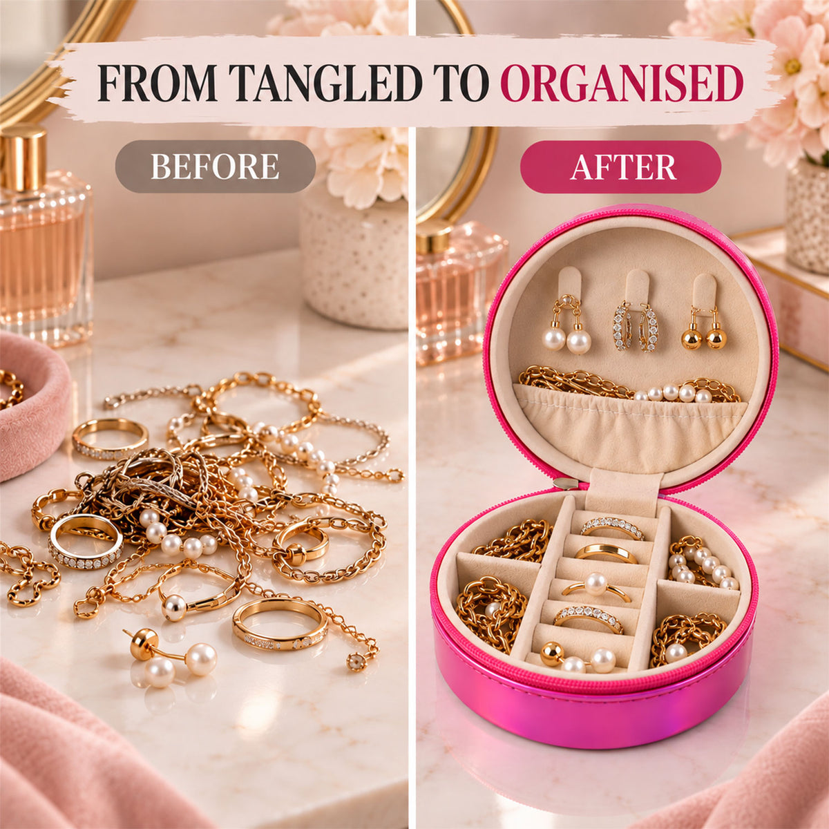 Round jewellery organizer features - view 07