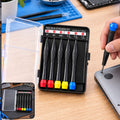 Six Piece Precision Screwdriver Hand Tool Kit for Electronics and Small Repairs