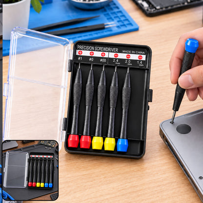 Precision screwdriver kit in use
