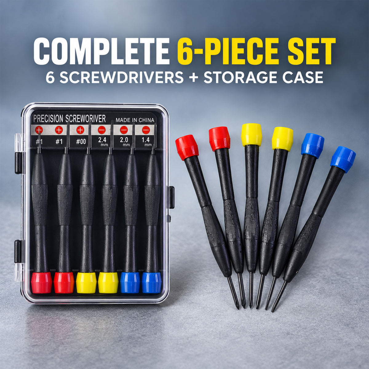 Complete precision screwdriver set