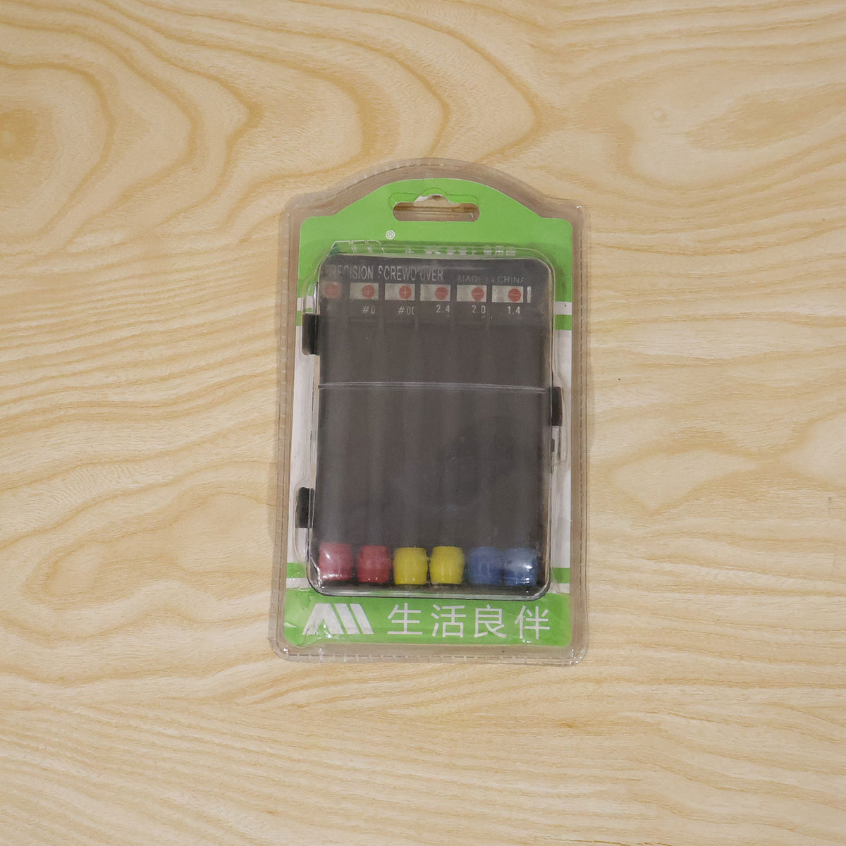 Precision screwdriver kit card packing