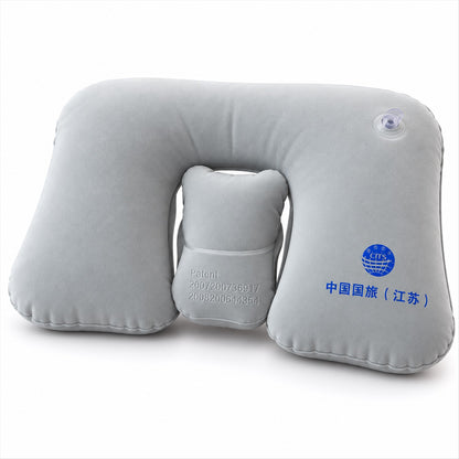 Inflatable travel neck pillow with flocked surface and air valve 1 piece Inflatable_Travel_Pillow_04.jpg