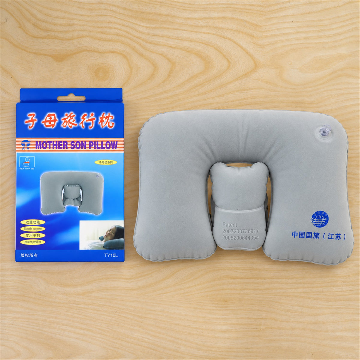 Inflatable travel neck pillow with flocked surface and air valve 1 piece Inflatable_Travel_Pillow_08.jpg