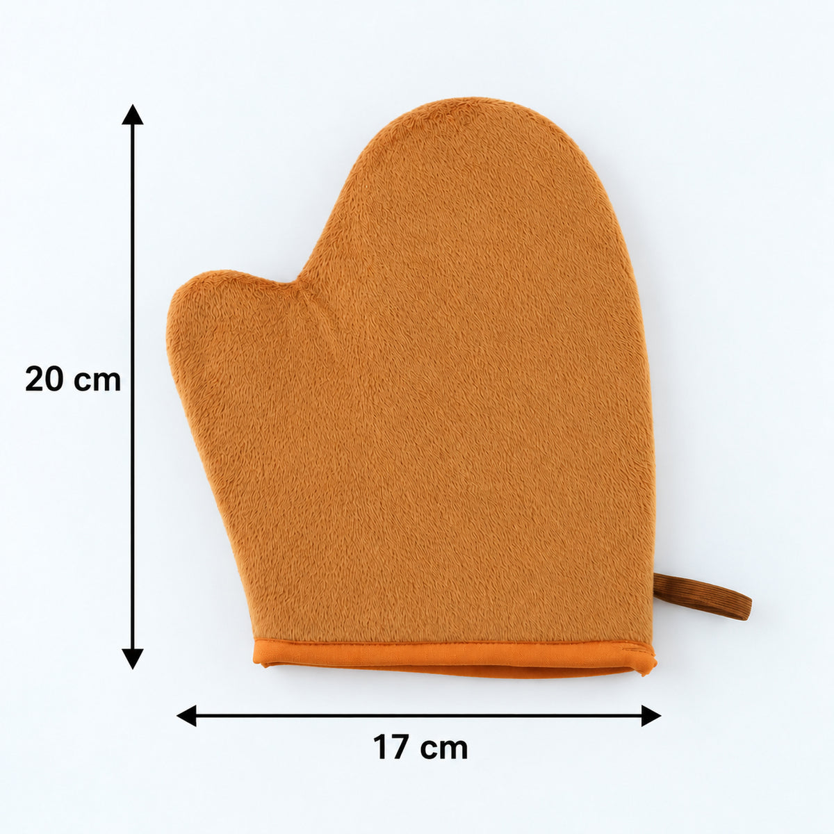 Reusable kitchen oven mitt with hanging loop 6