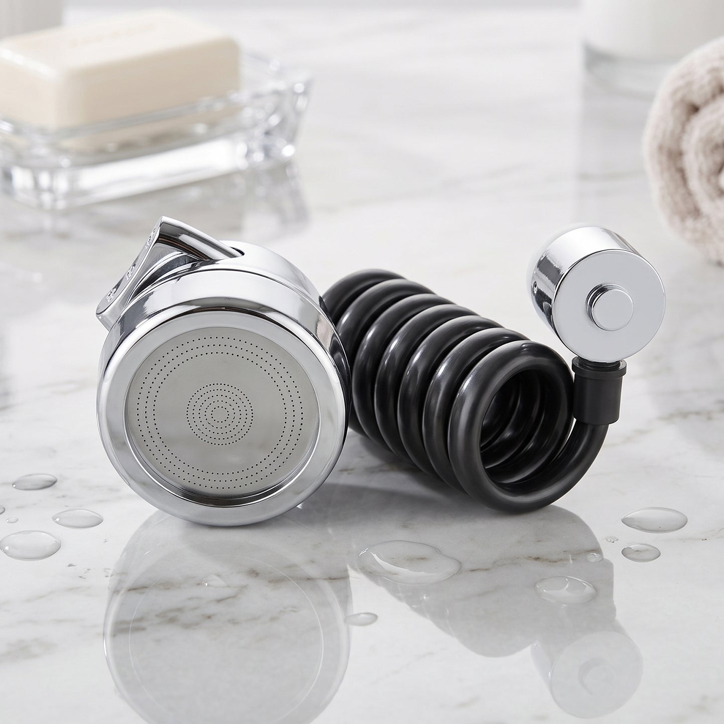 Flexible kitchen faucet sprayer product view