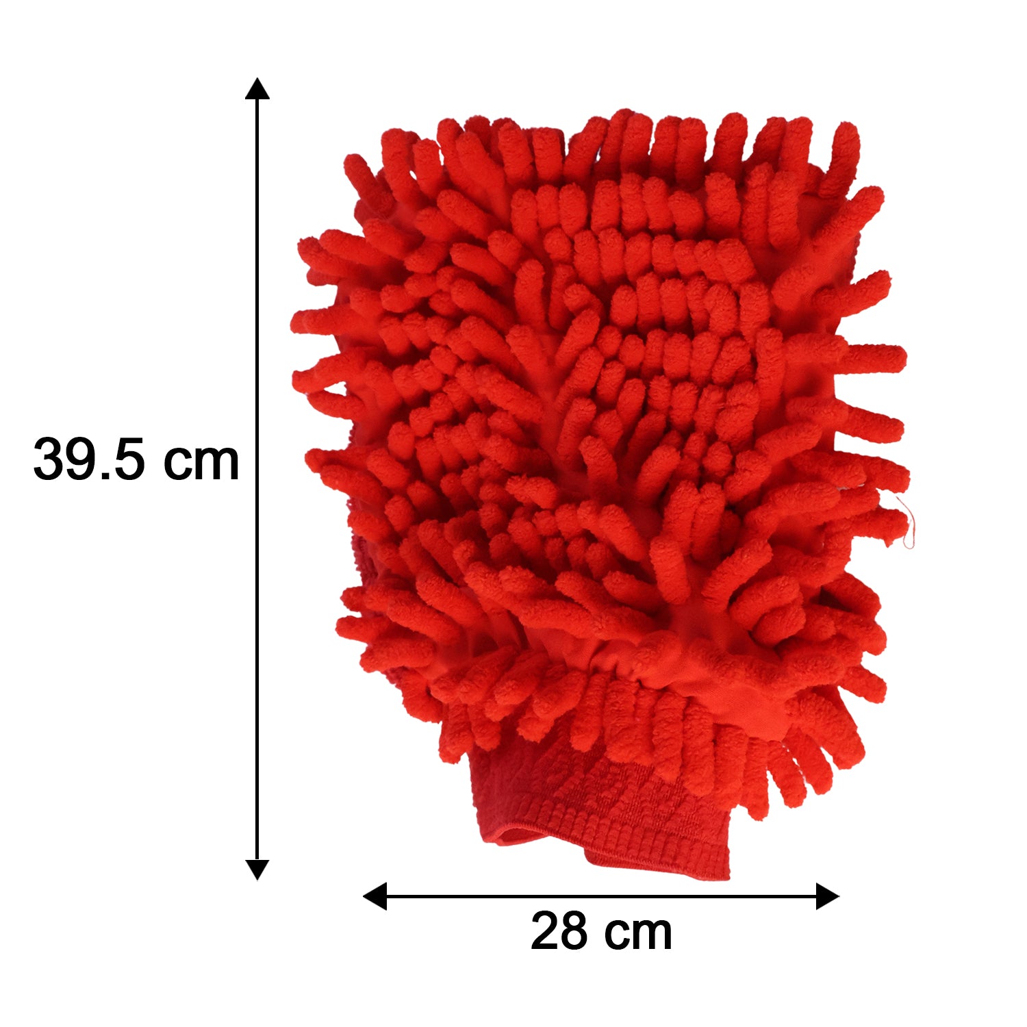 Microfiber wash glove size 39.5 by 28 centimetres