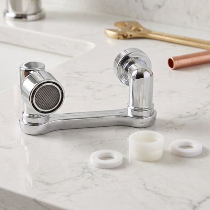 Flexible Faucet Splash Head Set for Kitchen 360 Degree Rotation (1 Set)