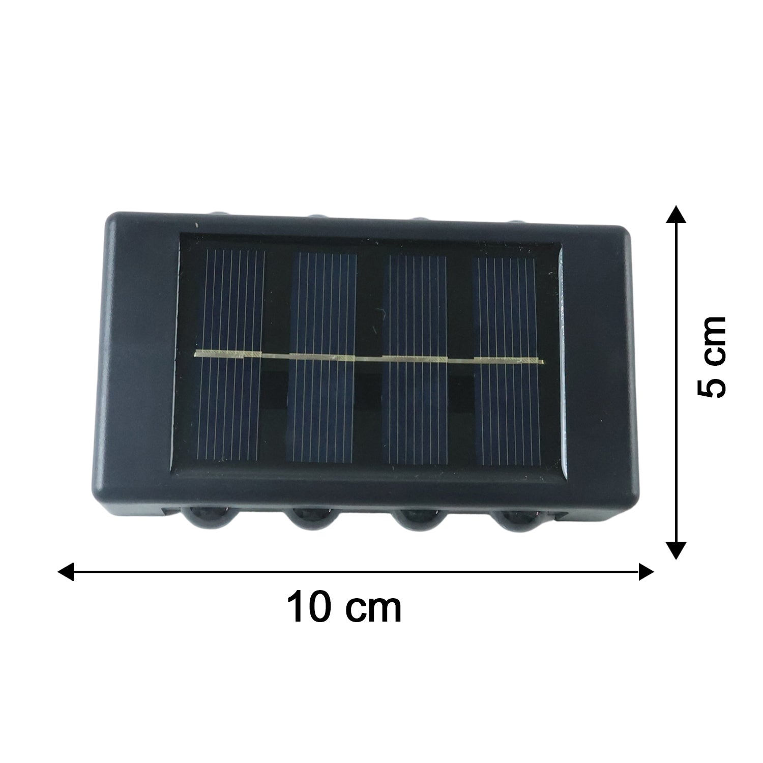 Solar wall fence light size guide