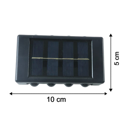 Solar wall fence light size guide