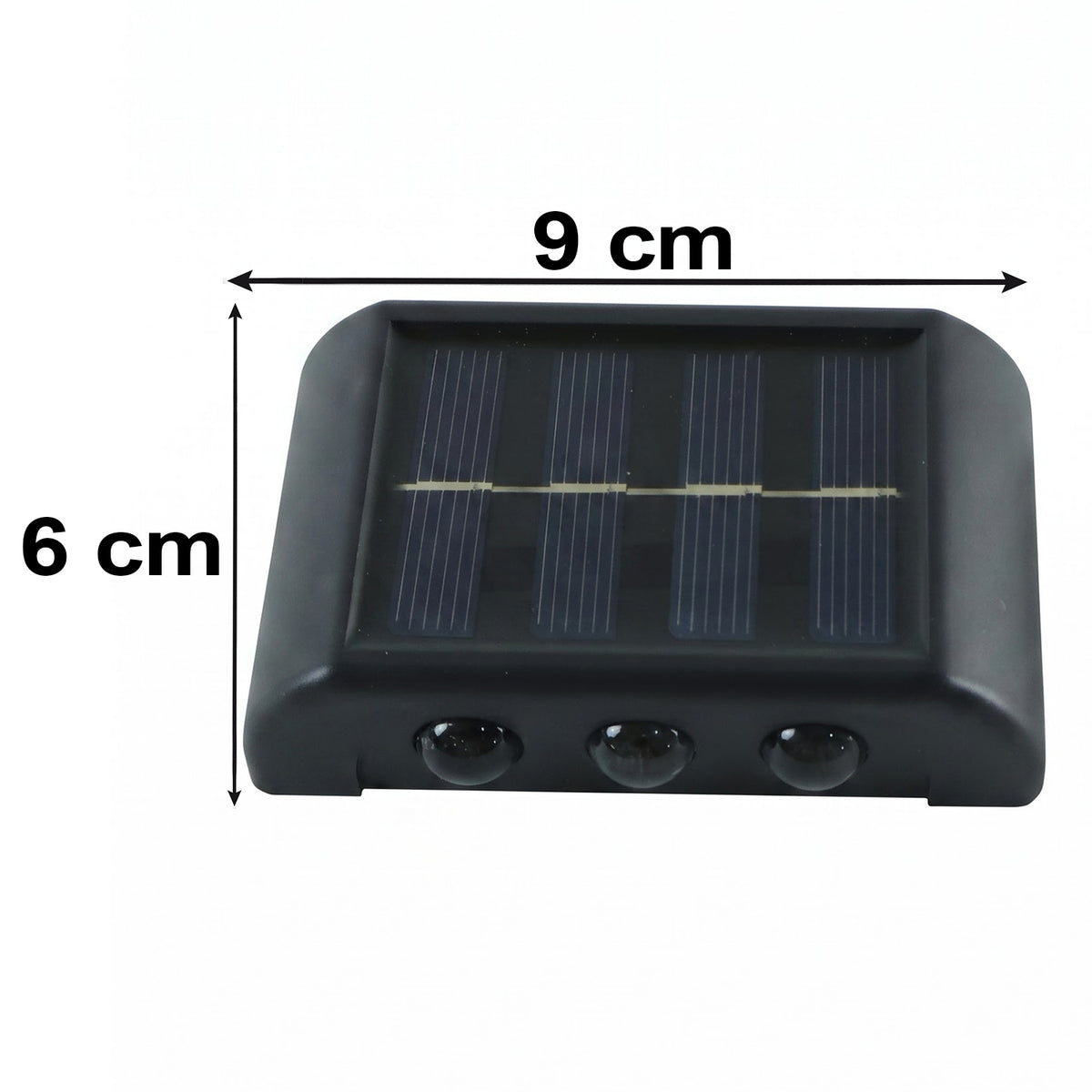 Sensor solar LED wall light dimensions