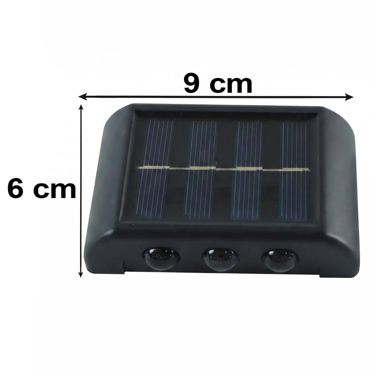 Sensor solar LED wall light dimensions