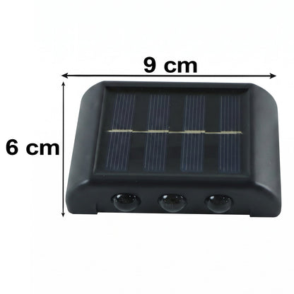 Sensor solar LED wall light dimensions