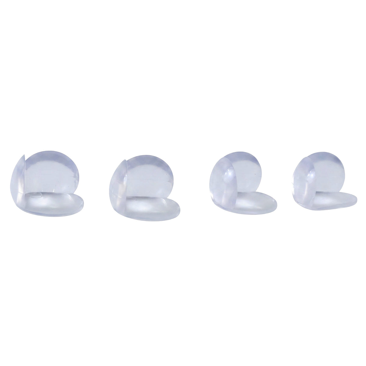 Table corner protectors on white background