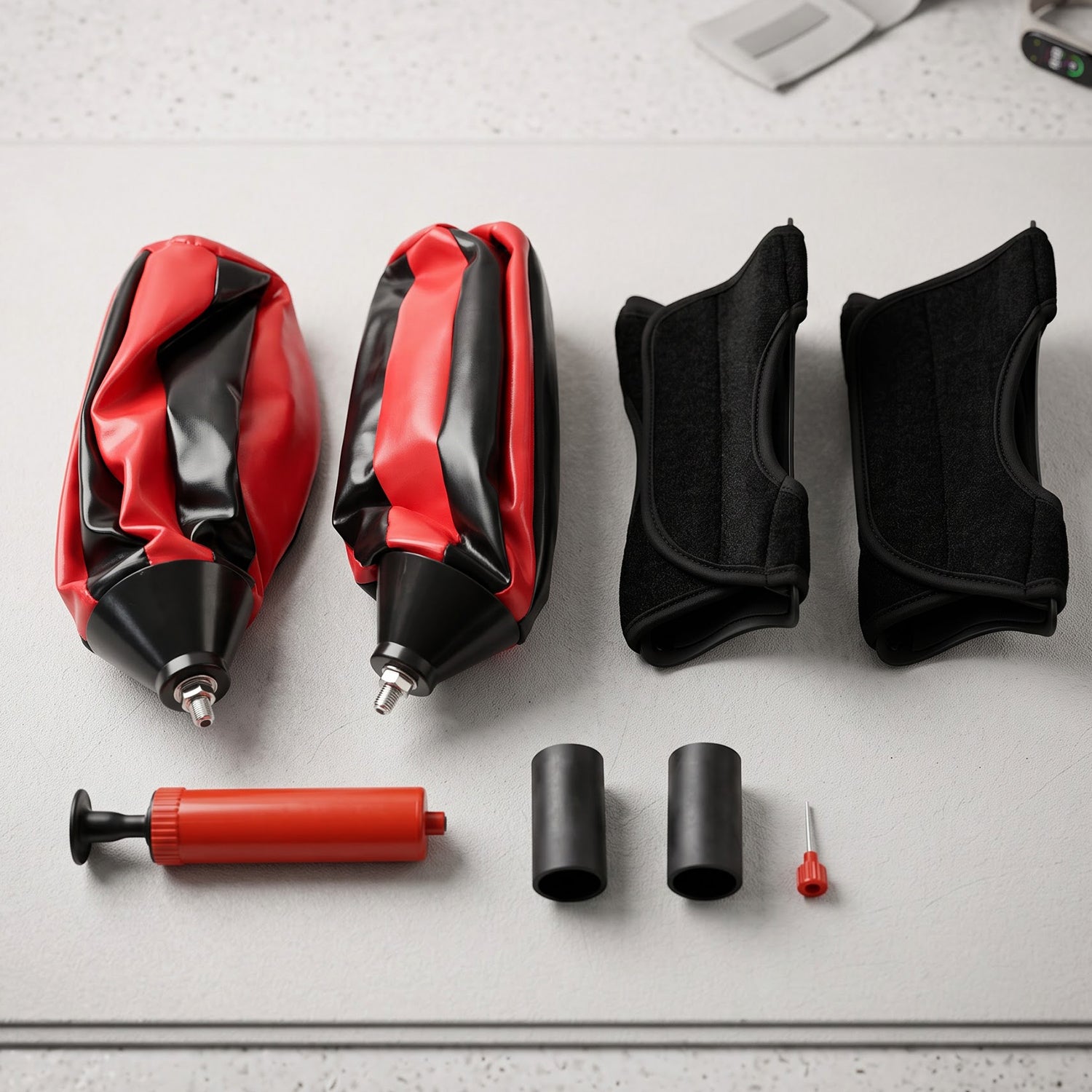 Inflatable reflex punching bag set with hand air pump - image 4