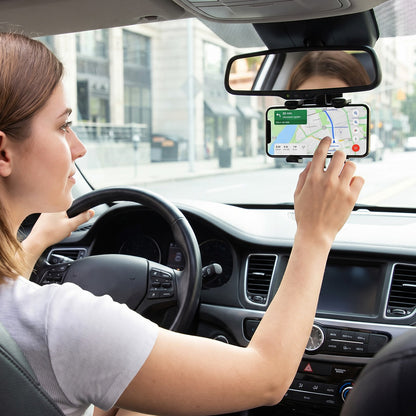 Car phone holder landscape navigation view
