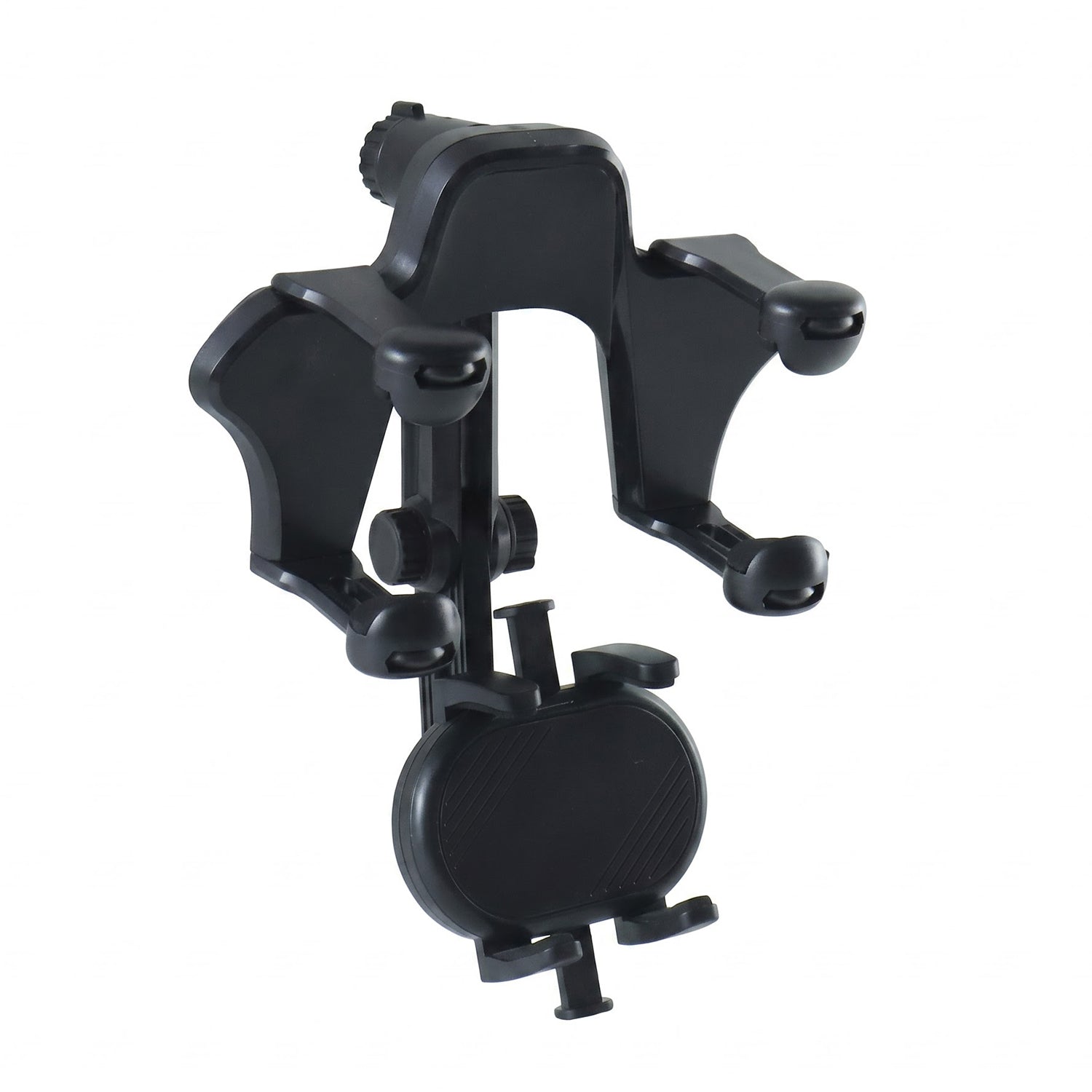 Plastic car phone holder white background