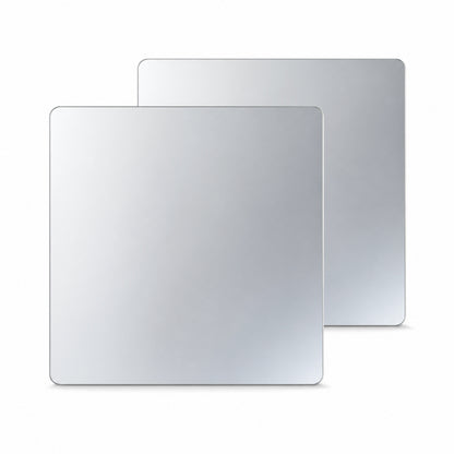 Square self adhesive mirror sticker image 5
